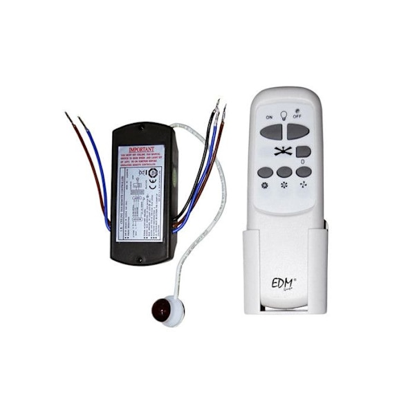 Fläktfjärrkontrollsats - EDM - 33997 - Vit Vit
