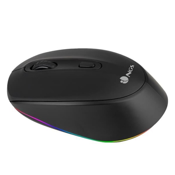 Souris Multi-Appareils - NGS - SMOG-RB - Uppladdningsbar - LED-belysning - Bluetooth 3.0/5.0