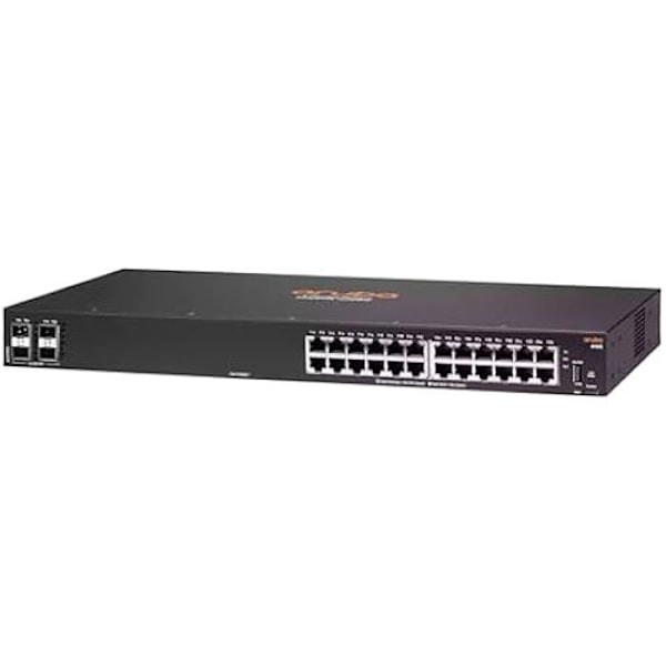 Switch - HEWLETT PACKARD ENTERPRISE - Aruba 6100 - 24 portar - 4 SFP+ - Hanterad L3 - Rackbar 1U