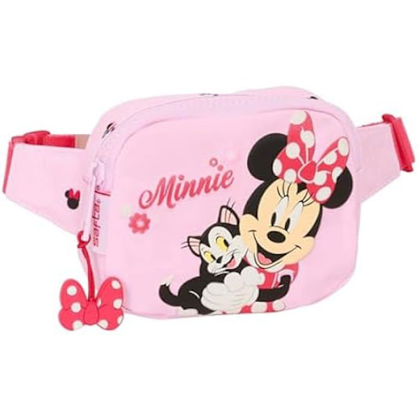 Saccos Banane - SAFTA - Minnie Mouse Naiv - Rosa - Bekväm - Zippad