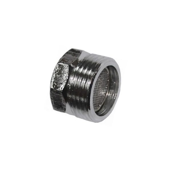 Kranadapter - EDM - 01367 - Silvermetall - Äkta 22 mm - Hane 3/4 tum Metalliskt silver