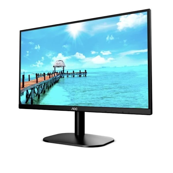 PC-skärm - AOC - 24B2XDA - 24" FHD - IPS-panel - 75Hz - Högtalare - 1 HDMI 1VGA - Adaptiv synkronisering - Svart