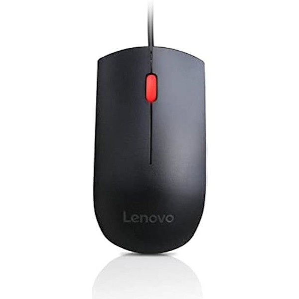 USB-mus - LENOVO - Essential - Svart - 60g - Ergonomisk