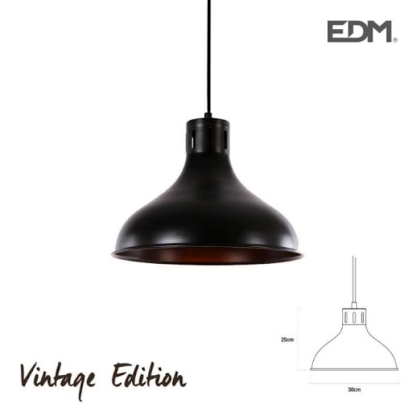 Taklampa vintage e27 60w 25x30cm