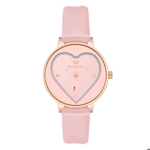 Klocka - Juicy Couture - JC1234RGPK - Läder - Kvarts - Analogisk rosa/rosa
