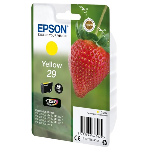 EPSON Original bläckpatron 29 - 3,2 ml - Gul