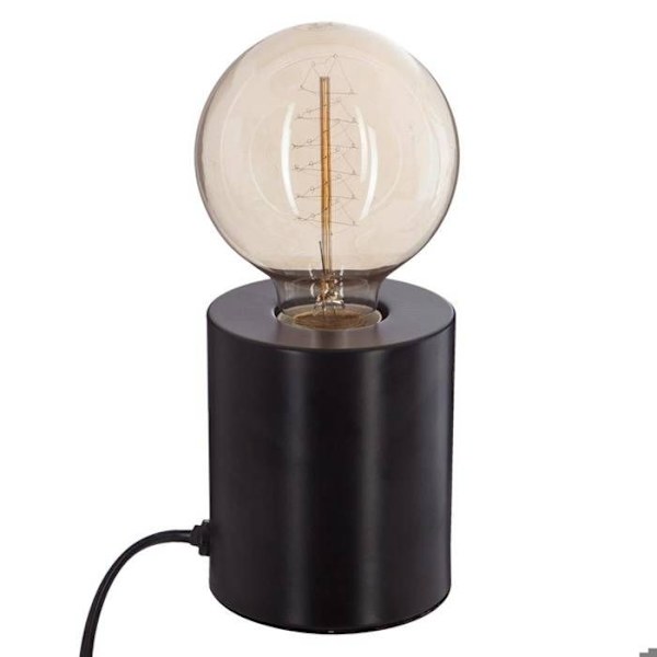Svart "Saba" baslampa - metall H11 cm - Svart - Atmosphera inredningsarkitekt Svart
