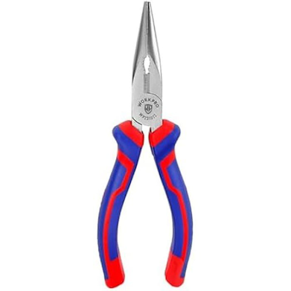 Nåltång - Workpro - 6" - Flerfärgad - 16 cm - 4 x 7 cm Flerfärgad