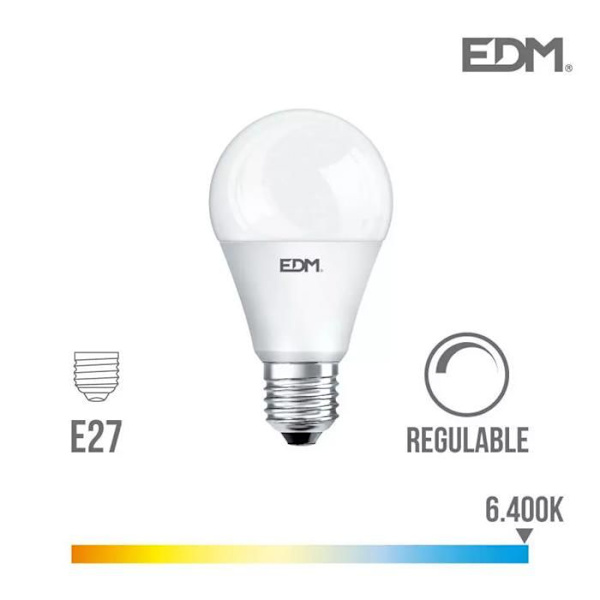 Dimbar LED-lampa E27 10W R Dagens vita