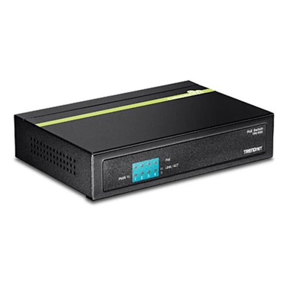 TRENDNET 5-portars 10/100 Mbps PoE-switch - TPE-S50 (v1.0R) Svart