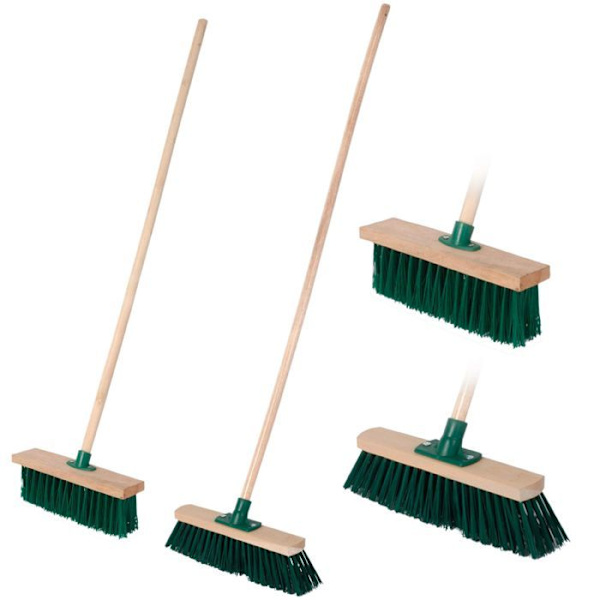 Utomhuskvast 40cm med skaft 120cm