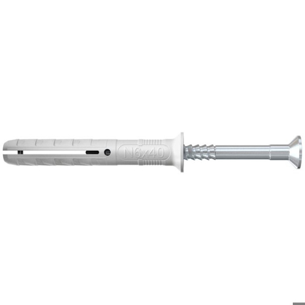 Slagstift - FISCHER - 50354 - Nylon - 6X40 mm - Paket med 50 st