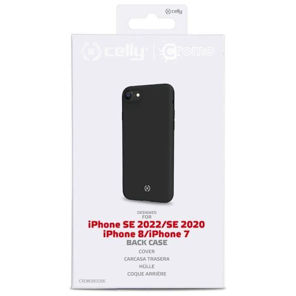 Coque - CELLY - Chrome IP SE 2022 - Styv - Kompatibel med IP8, IP7, SE 2020 Krom