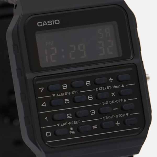 Klocka - CASIO - CA-53WF-1BEF - Vattentät - Stoppur - Larm Svart