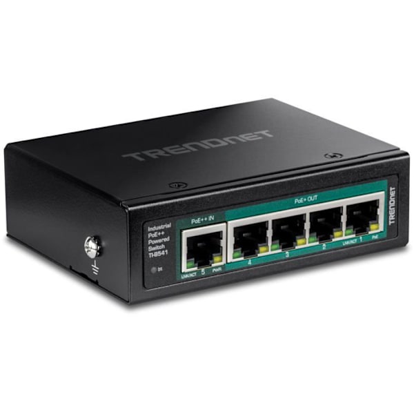 Switch - Ethernet-hubb - Trendnet-injektor - TI-B541 - 5-Port IndustrialGigabit ()
