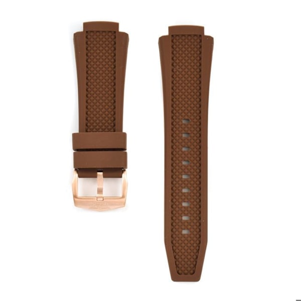 Klocka - Bobroff - BFS026 - Elegant design - Gummiband - Unisex brun