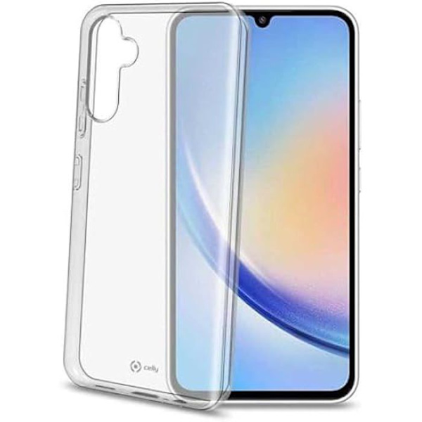 Slick skal - CELLY - Galaxy A34 5G - Optimalt skydd - Transparent Transparent