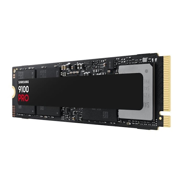 Samsung - 9100 PRO - Intern SSD - NVMe M.2 PCIe 5.0 x4 - 4 To - Läsningshastighet upp till 14 800 Mo/s - MZ-VAP4T0BW
