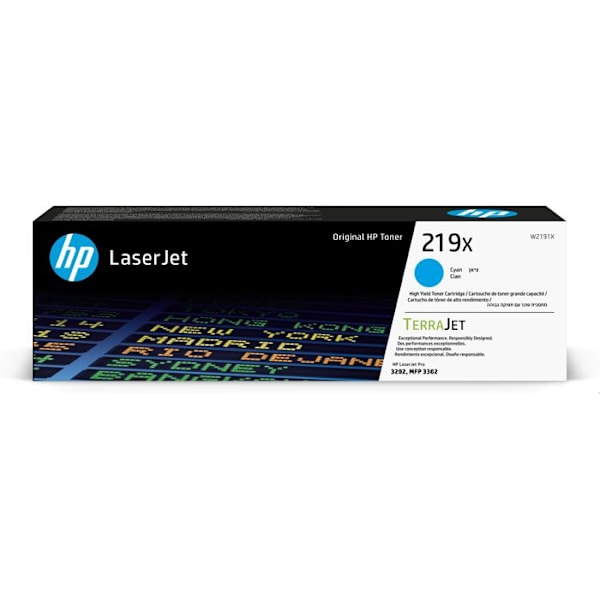 HP 219X Högavkastande Cyan Ursprung