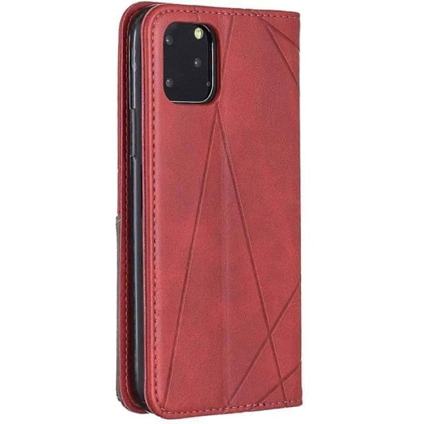 iPhone 11 Pro-fodral, enfärgad rombmönster Inbyggd magnetisk flip-design med stativfunktion Fodralskydd CuiD1653