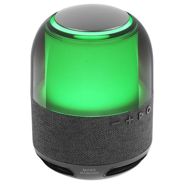 Trådlös Bluetooth-högtalare - Mars Gaming - MS-FLOW - 15W DeepBass - RGB Orbilight 360° - Bluetooth 5.3 Svart