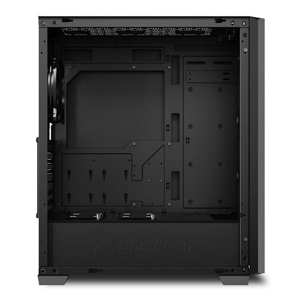 Miditorn PC ATX - Sharkoon - VS9 - Svart - 2 x USB-A 3.0 - Förinstallerad 120 mm fläkt