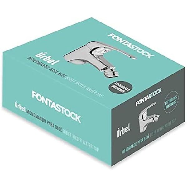 Blandare - FERRESTOCK - Fontastock Zink - Krom - Modern design - Enkel att använda Krom