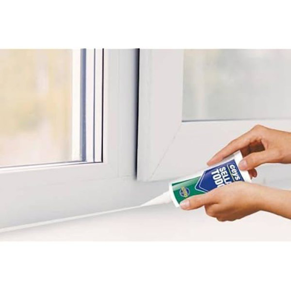 Tätningsmedel - CEYS - SILICONA SELLATODO BLANCO TUBO 125 - Vit - Silikon - 125 ml Vit