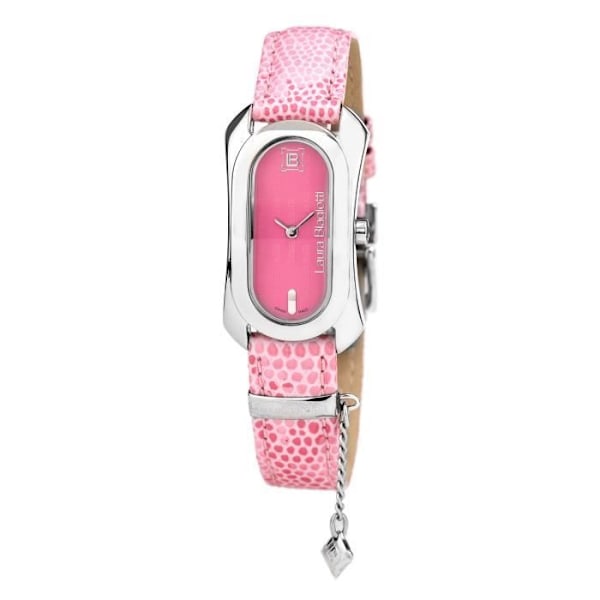 Dameklocka - Laura Biagiotti - LB0028L-ROSA - Silver - Quartz - Analogisk Silver, Rosa
