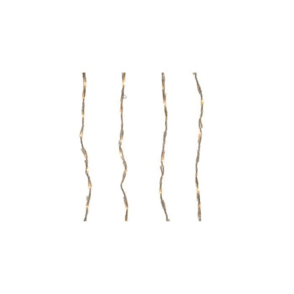 GENERISK - Gardin Led Balkong Utomhusanvändning. Vitt varmt ljus. 2x1m. 220 lysdioder.