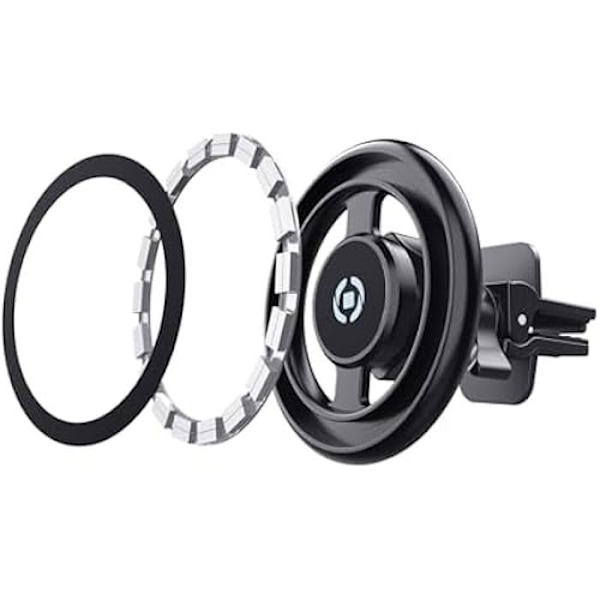 Telefonstativ - CELLY - Ghost Mag Pro - Aluminium - Magnetisk - 360° rotation Svart