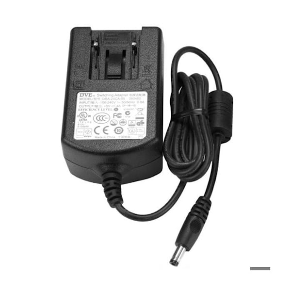 STARTECH Reserv nätadapter - DC / AC strömförsörjningsenhet - Laddare med typ M-kontakt - 5V 4A - 5 V DC / 4 A