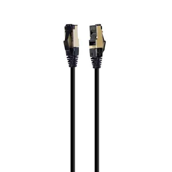 GEMBIRD PP8-LSZHCU-BK-7,5M nätverkskabel - Svart - Cat8 - S/FTP (S-STP) - 7,5 m