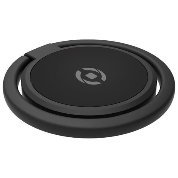 Stöd för smartphone - CELLY - SNAPRING - Svart - Plast - 1 enhet Svart