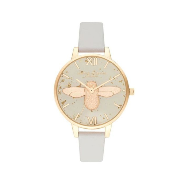 Olivia Burton Armbandsur - OB16GD37 - Kvartsklocka med läderrem
