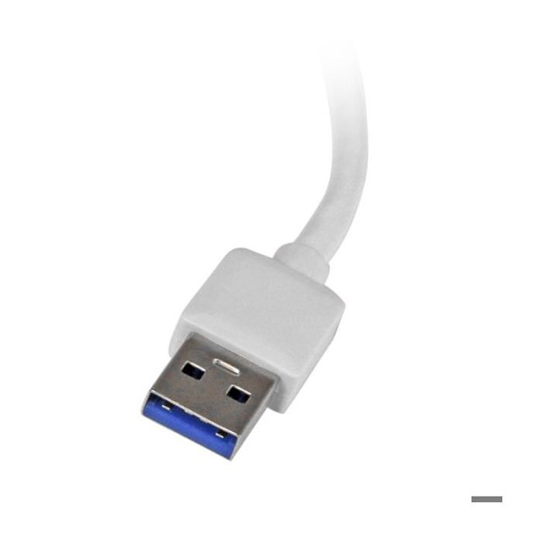 Nätverksadapter - STARTECH - USB 3.0 till RJ45 - Silver - Gigabit Ethernet - Med kabel