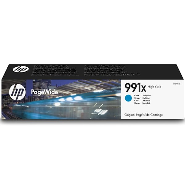 Bläckpatron - HP - 991X - 193 ml - Cyan - Hög kapacitet - Original