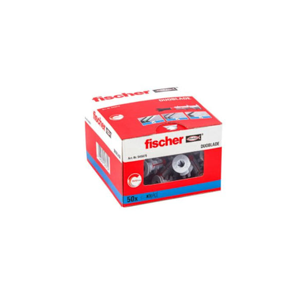 Ankel - FISCHER - DUOBLADE - Bi-material - 4 - 5 x 44 mm - Paket med 50 st Grå