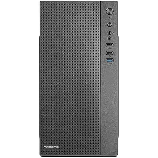 TACENS ANIMA AC5, Compact Micro ATX PC-fodral, Front Mesh Cooling, USB 3.0, Svart