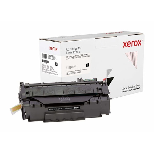 Toner Kompatibel - Xerox - Q5949A-Q7553A - Svart - Laser - Förpackning av 1
