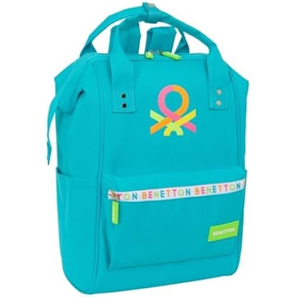 Barnryggsäck - SAFTA - Benetton - Handtag - För bärbar dator upp till 13 tum - Unisex