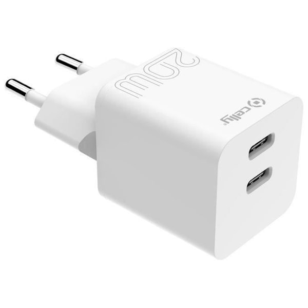 CELLY TC2USBC20WWH CARGADER DE DISPOSITIVO MOVIL BLANCO INTERIOR