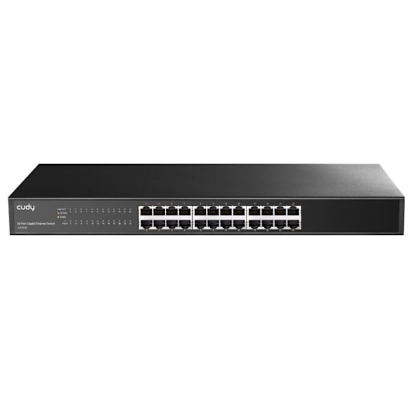 Cudy Gs1024 24-portars Gigabit Unmanaged Switch Svart