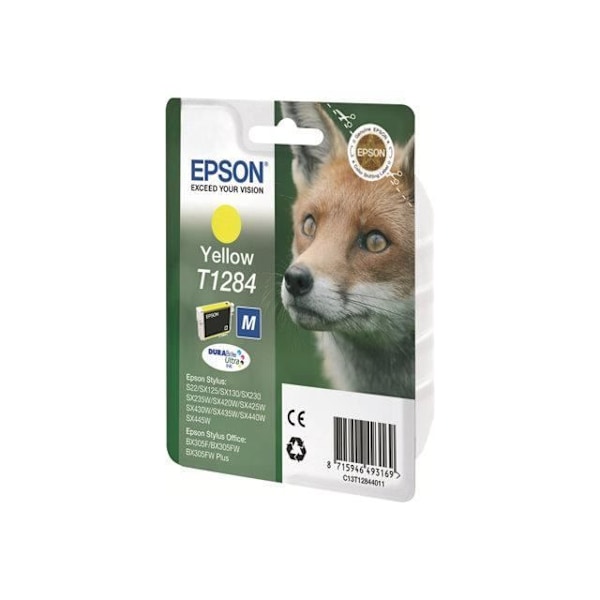 EPSON Cartridge T1284 - Räv - Gul