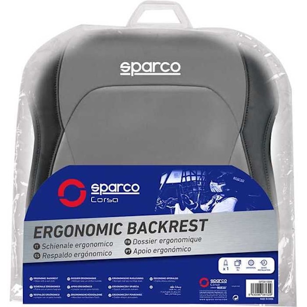 SPARCO grå sitsöverdrag grå