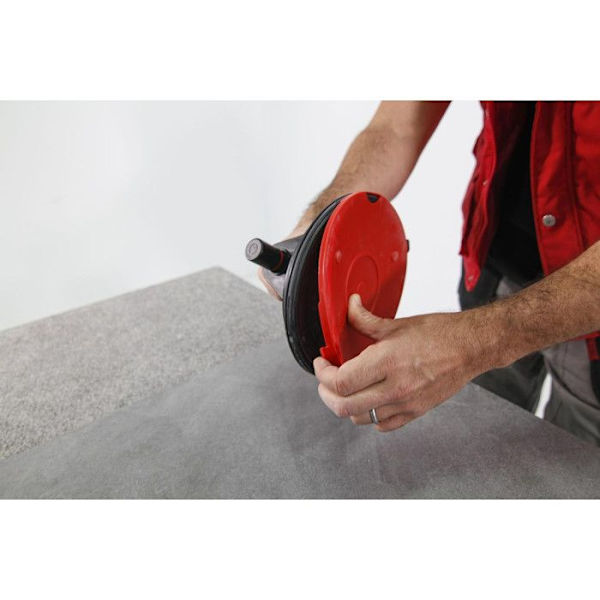 Sugkopp med vakuumpump D200mm kapacitet 110kg 18919 Rubi Vit