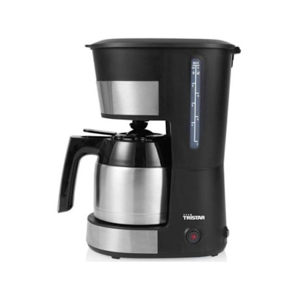 Cafetera de Goteo Tristar CM-1283 1L 900W 10 Koppar Inox System för Att Förhindra Droppande Camping