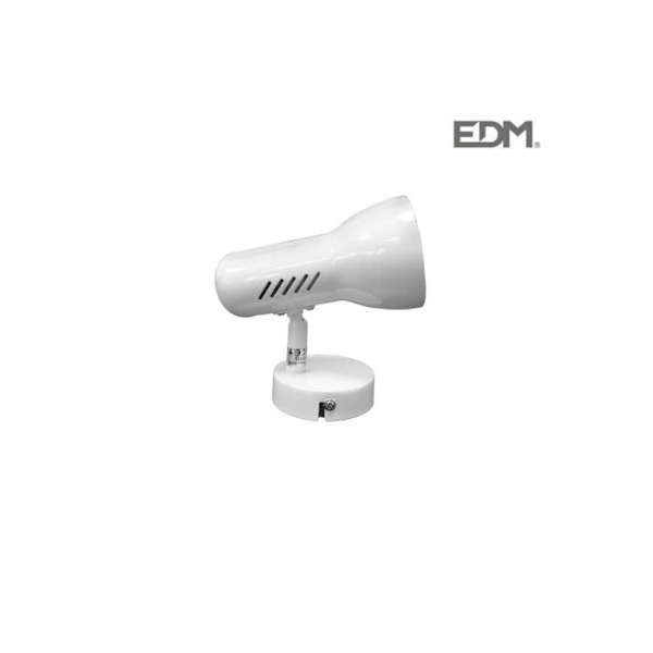 Vägglampa för 1 glödlampa E27 Bl Vit