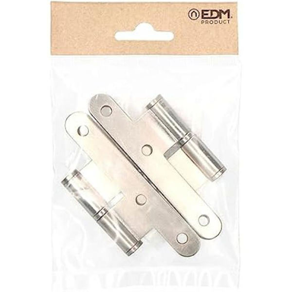 Gångjärn - EDM - Flerfärgad - 7 x 11 x 2 cm - Standard - Kvalitet till bästa pris Flerfärgad