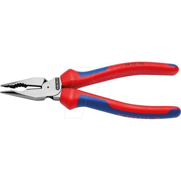 Spetsig Kombinationspincett - KNIPEX - 08 22 185 - Stål - Blandat - Precision